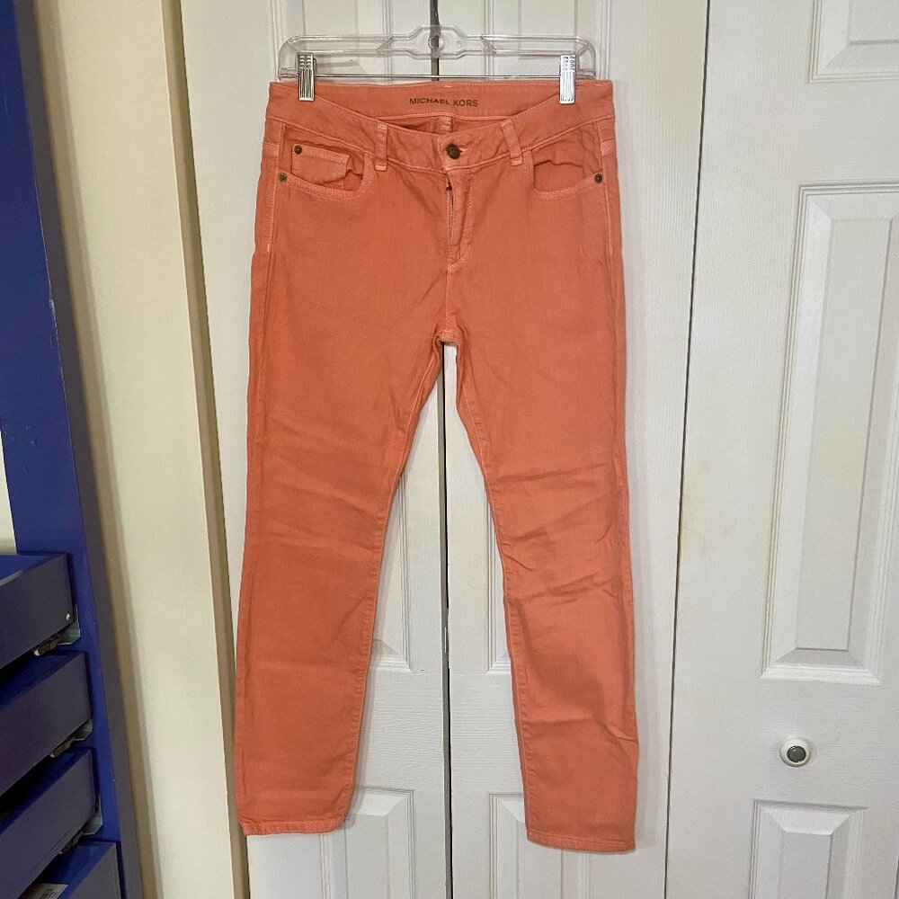 Micheal Kors Orange Denim Size 4 - EUC